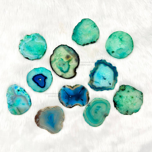 Green Agate Slice